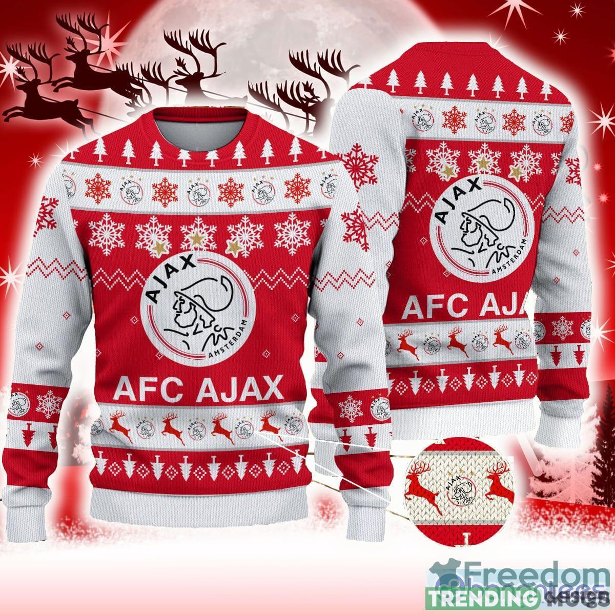 AFC Ajax Red Gifting 3D Sweater All Over Printed For Men And Women Gift Christmas Holiday - AFC Ajax 3D Sweater Photo 1 AFC Ajax Red Gifting 3D Sweater All Over Printed For Men And Women Gift Christmas Holiday - AFC Ajax 3D Sweater Photo 1
