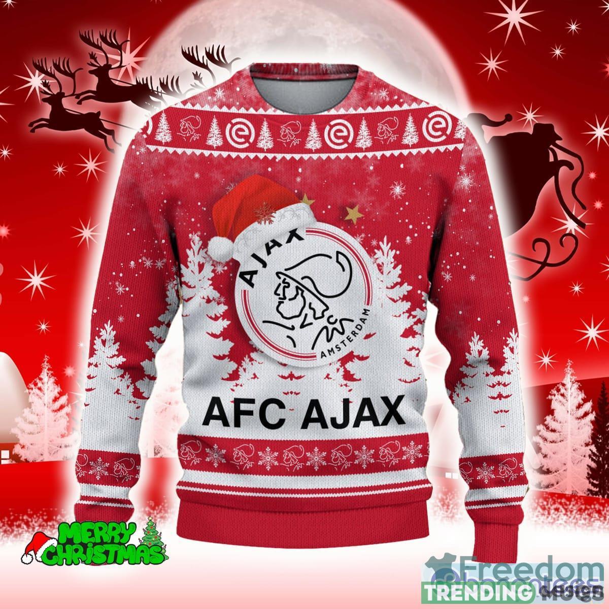 AFC Ajax Red Knitwear 3D Sweater All Over Printed For Men And Women Gift Christmas Holiday 3D Sweater AFC Ajax Red Knitwear 3D Sweater All Over Printed For Men And Women Gift Christmas Holiday 3D Sweater