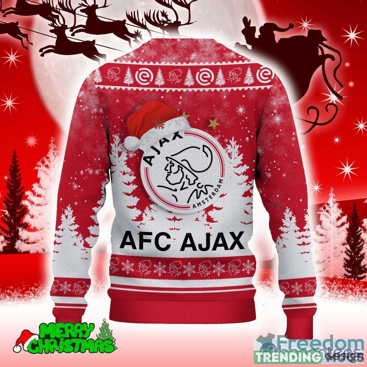 AFC Ajax Red Knitwear 3D Sweater All Over Printed For Men And Women Gift Christmas Holiday 3D Sweater AFC Ajax Red Knitwear 3D Sweater All Over Printed For Men And Women Gift Christmas Holiday 3D Sweater