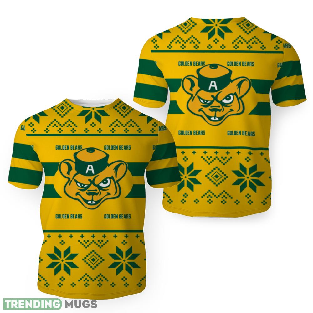 Alberta Golden Bears Custom New Uniforms For Fan Gear 3D T Shirt - Alberta Golden Bears Custom New Uniforms For Fan Gear 3D T Shirt