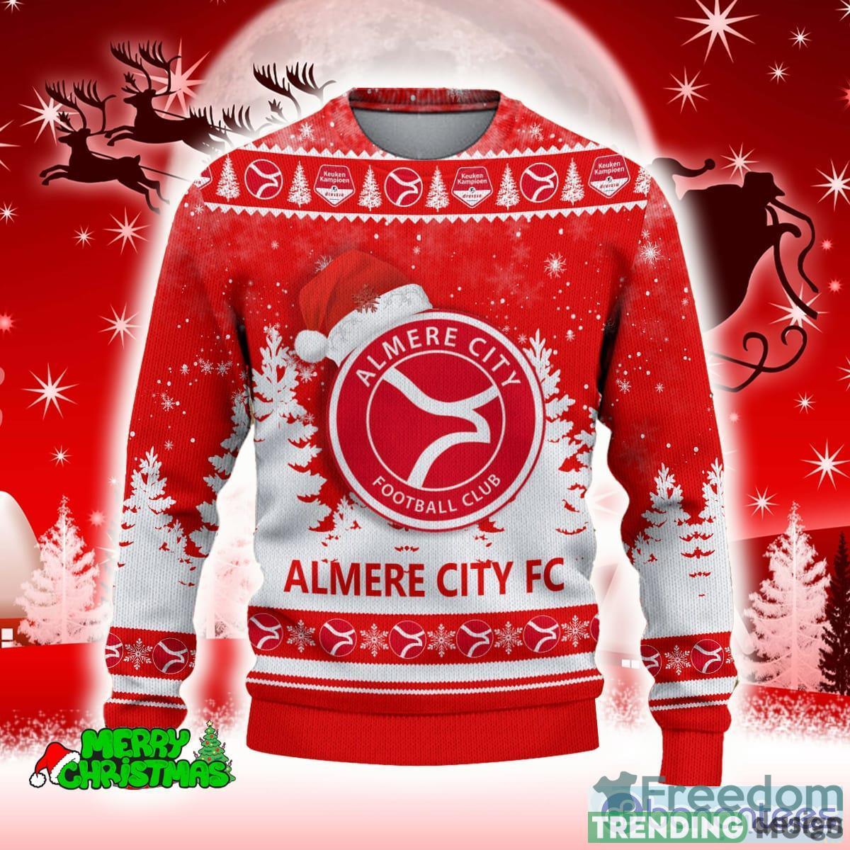 Almere City FC Red Cold 3D Sweater All Over Printed For Men And Women Gift Christmas Holiday 3D Sweater Almere City FC Red Cold 3D Sweater All Over Printed For Men And Women Gift Christmas Holiday 3D Sweater