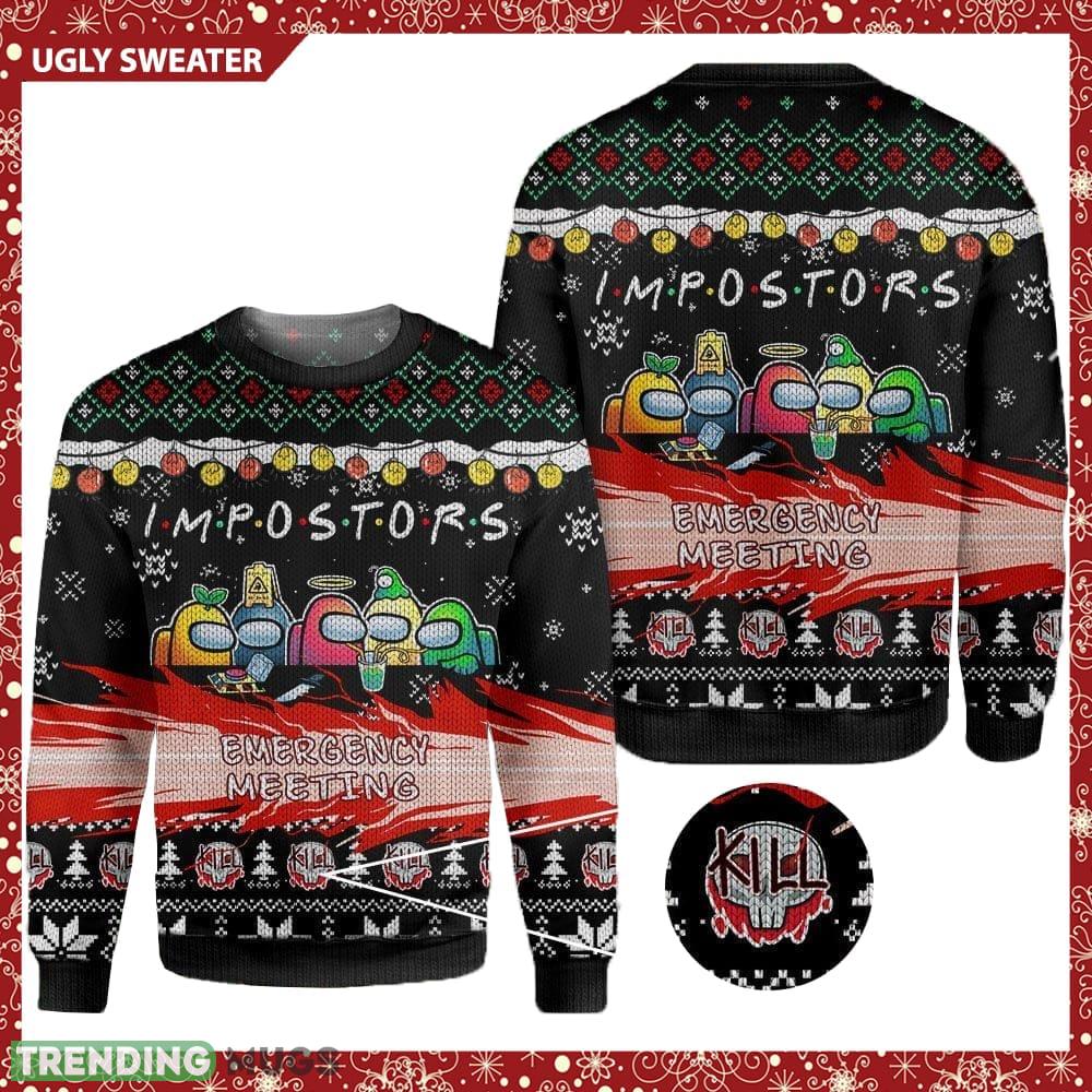 Among us Impostors Holiday Knitted AOP Sweater For Xmas - Among us Impostors Holiday Knitted AOP Sweater For Xmas Among us Impostors Holiday Knitted AOP Sweater For Xmas - Among us Impostors Holiday Knitted AOP Sweater For Xmas