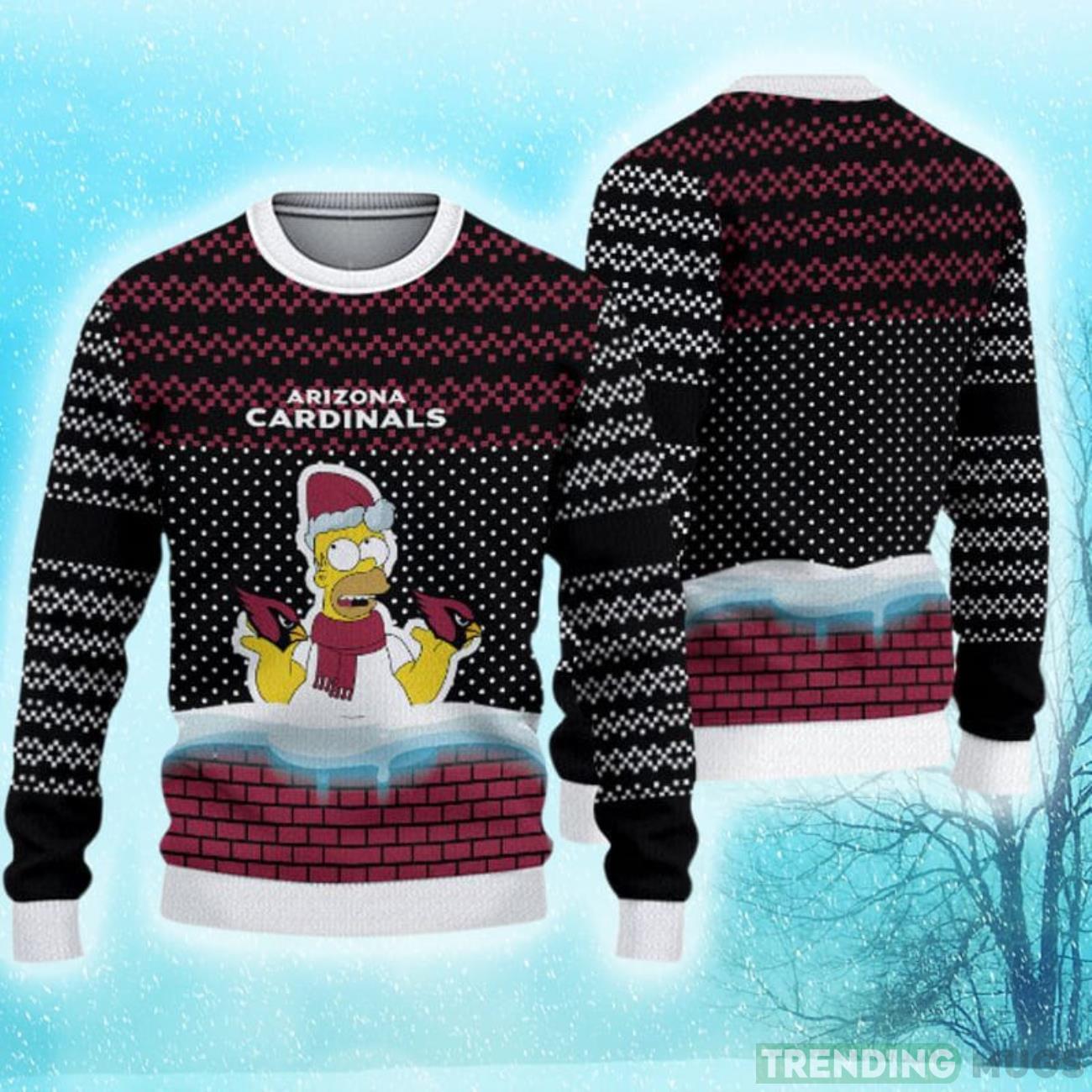 Arizona Cardinals Christmas Simpson Hot Trending Ugly Sweater For Fans Product Photo 1 Arizona Cardinals Christmas Simpson Hot Trending Ugly Sweater For Fans Product Photo 1