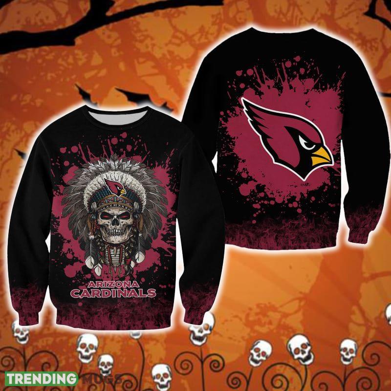 Arizona Cardinals Skull Cozy Halloween Ugly Sweater For Men And Women Gift Christmas - Arizona Cardinals Skull Cozy Halloween Ugly Sweater For Men And Women Gift Christmas Arizona Cardinals Skull Cozy Halloween Ugly Sweater For Men And Women Gift Christmas - Arizona Cardinals Skull Cozy Halloween Ugly Sweater For Men And Women Gift Christmas