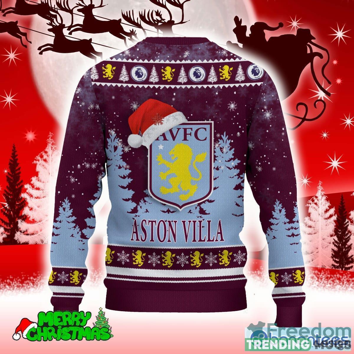 Aston Villa F.C Stitch 3D Sweater All Over Printed For Men And Women Gift Christmas Holiday 3D Sweater Aston Villa F.C Stitch 3D Sweater All Over Printed For Men And Women Gift Christmas Holiday 3D Sweater