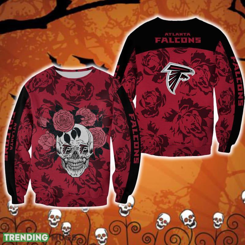 Atlanta Falcons Skull And Rose Pattern Yarn Halloween Ugly Sweater For Men And Women Gift Christmas - Atlanta Falcons Skull And Rose Pattern Yarn Halloween Ugly Sweater For Men And Women Gift Christmas Atlanta Falcons Skull And Rose Pattern Yarn Halloween Ugly Sweater For Men And Women Gift Christmas - Atlanta Falcons Skull And Rose Pattern Yarn Halloween Ugly Sweater For Men And Women Gift Christmas