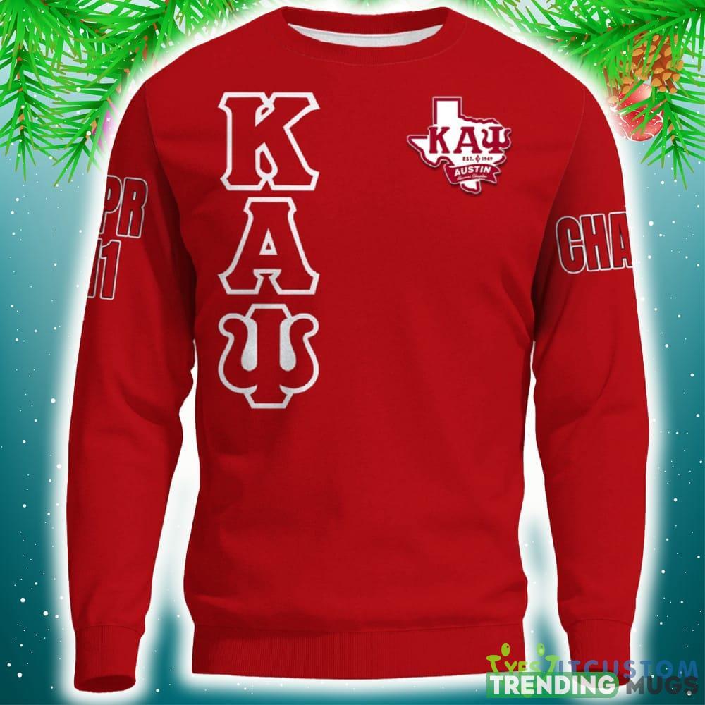 Austin Alumni Chapter Red 3D Sweater Community Personalized Logo For Men And Women Gift Christmas 3D Sweater Austin Alumni Chapter Red 3D Sweater Community Personalized Logo For Men And Women Gift Christmas 3D Sweater