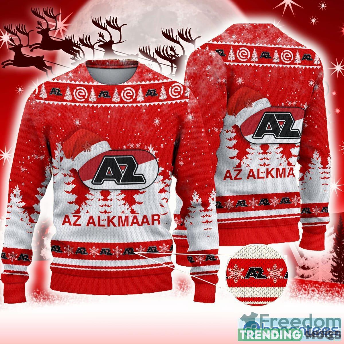 AZ Alkmaar Red Boutique 3D Sweater All Over Printed For Men And Women Gift Christmas Holiday - AZ Alkmaar 3D Sweater Photo 1 AZ Alkmaar Red Boutique 3D Sweater All Over Printed For Men And Women Gift Christmas Holiday - AZ Alkmaar 3D Sweater Photo 1
