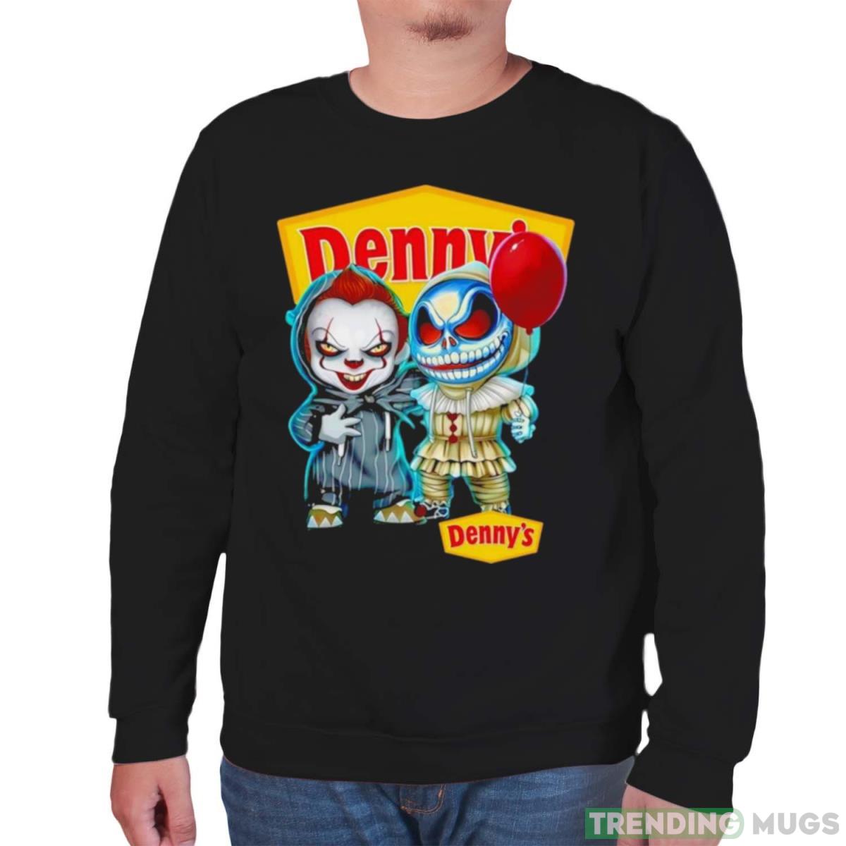 baby Jack Skellington and baby Pennywise Denny’s halloween shirt Dark Shirt baby Jack Skellington and baby Pennywise Denny’s halloween shirt Dark Shirt