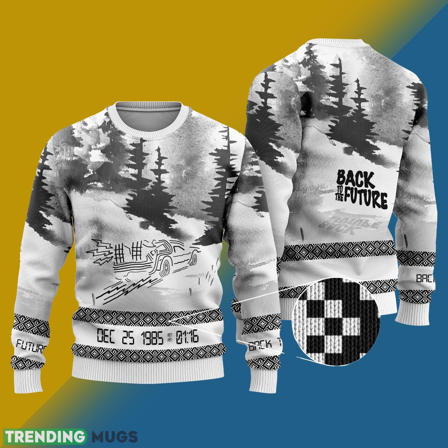 Back To The Future Design Knitted Xmas Sweater Gift Men And Women - Back To The Future v1 Knitted Sweater Back To The Future Design Knitted Xmas Sweater Gift Men And Women - Back To The Future v1 Knitted Sweater