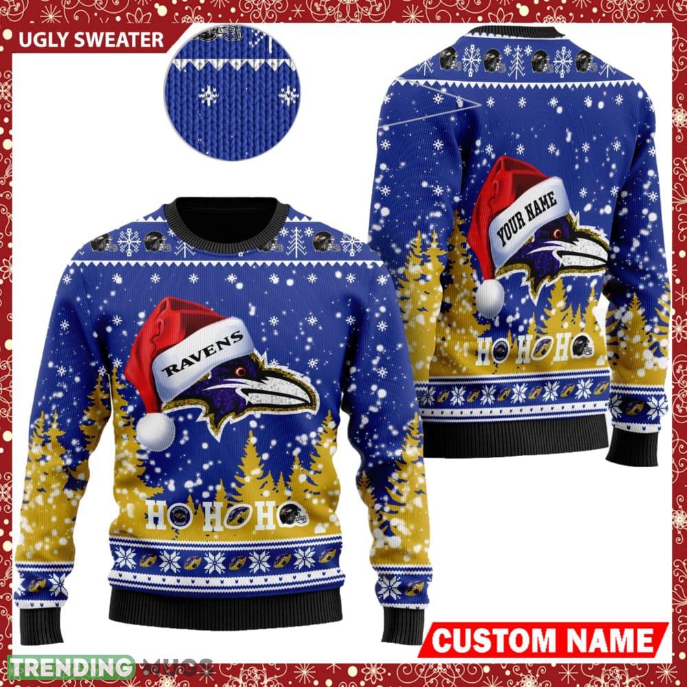 Baltimore Ravens NFL Santa Claus Hat New Style Personalized Knitted 3D Sweater - Baltimore Ravens NFL Santa Claus Hat New Style Personalized Knitted 3D Sweater Baltimore Ravens NFL Santa Claus Hat New Style Personalized Knitted 3D Sweater - Baltimore Ravens NFL Santa Claus Hat New Style Personalized Knitted 3D Sweater
