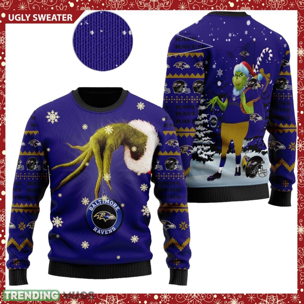 Baltimore Ravens NFL Team Grinch Knitted Christmas Sweater AOP Holiday - Baltimore Ravens NFL Team Grinch Knitted Christmas Sweater AOP Holiday Baltimore Ravens NFL Team Grinch Knitted Christmas Sweater AOP Holiday - Baltimore Ravens NFL Team Grinch Knitted Christmas Sweater AOP Holiday