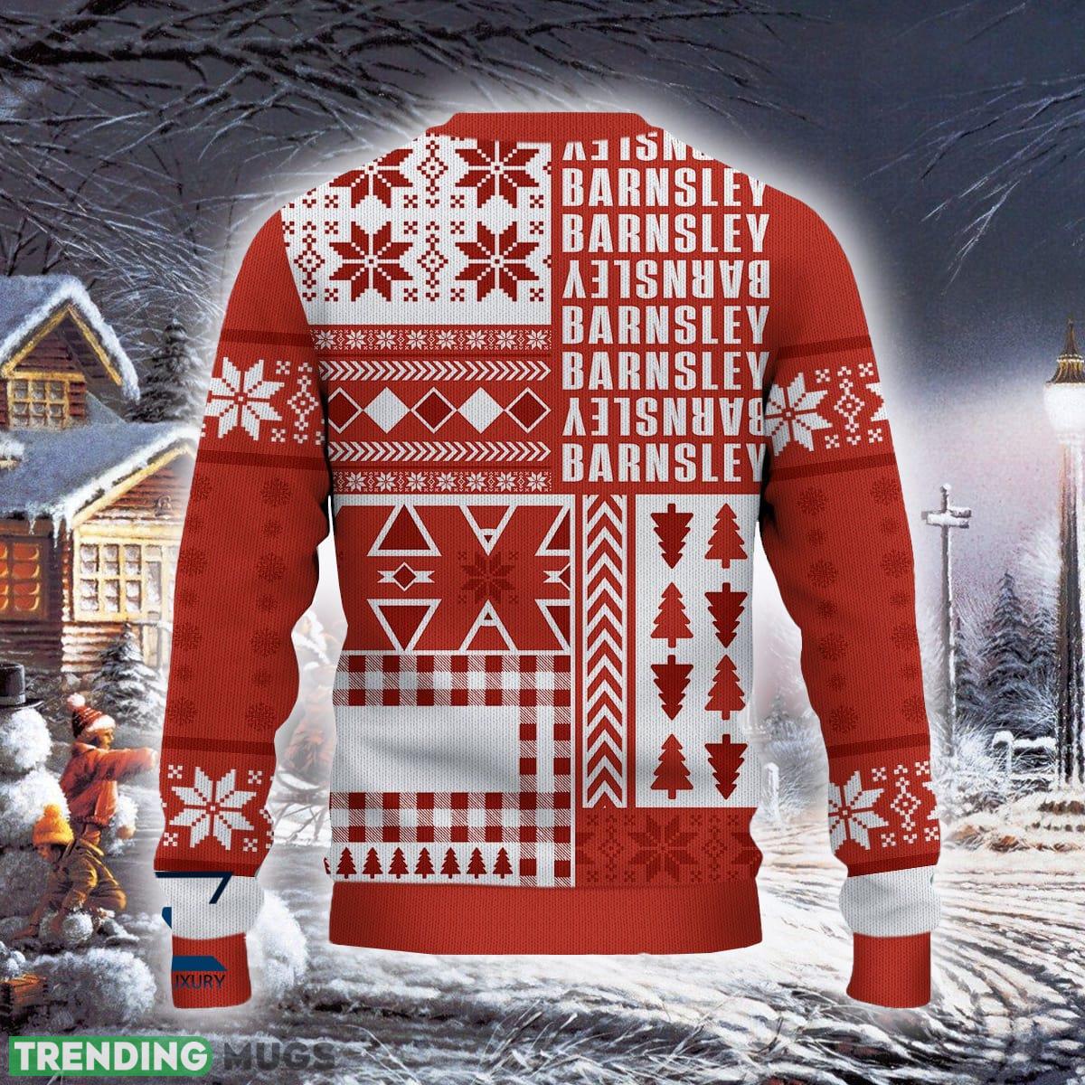 Barnsley F.C Colorful Efl Logo Team Ugly Christmas Sweater For Fans Gift Unisex Sweatshirt - Barnsley F.C Bulk Efl Ugly Christmas Sweater For Fans Gift Barnsley F.C Colorful Efl Logo Team Ugly Christmas Sweater For Fans Gift Unisex Sweatshirt - Barnsley F.C Bulk Efl Ugly Christmas Sweater For Fans Gift