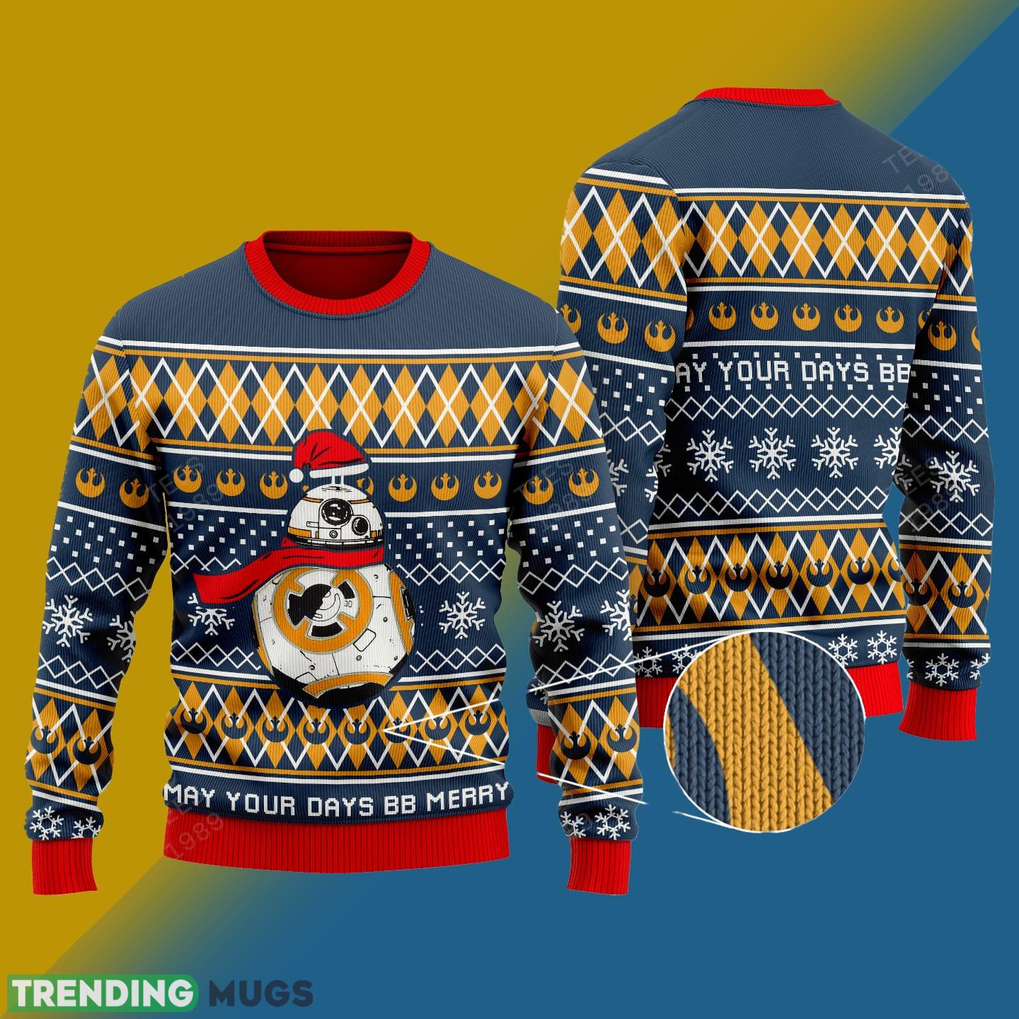 BB-8 Design Knitted Xmas Sweater Gift Men And Women - BB-8 v1 Knitted Sweater Photo 1 BB-8 Design Knitted Xmas Sweater Gift Men And Women - BB-8 v1 Knitted Sweater Photo 1