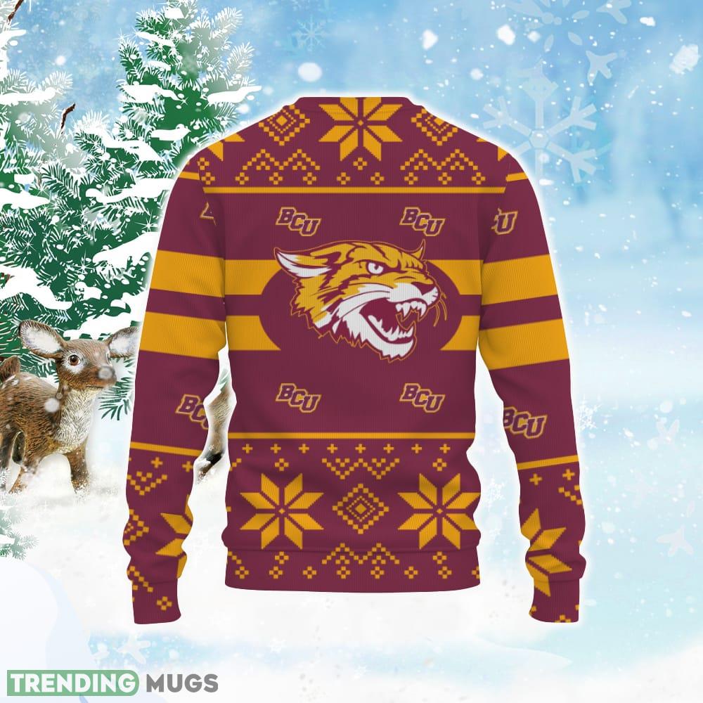 Bethune' 'Cookman Wildcats Custom New Uniforms For Fan Gear Knitted Xmas Sweater All Over Print 3D Sweater Bethune' 'Cookman Wildcats Custom New Uniforms For Fan Gear Knitted Xmas Sweater All Over Print 3D Sweater