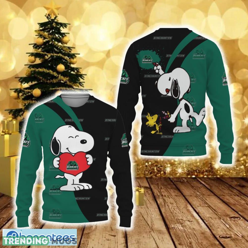 Binghamton Bearcats Snoopy Cute Heart American Sports Team Funny 3D Sweater For Men And Women Gift Christmas - Binghamton Bearcats Snoopy Cute Heart American Sports Team Funny 3D Sweater For Men And Women Gift Christmas Binghamton Bearcats Snoopy Cute Heart American Sports Team Funny 3D Sweater For Men And Women Gift Christmas - Binghamton Bearcats Snoopy Cute Heart American Sports Team Funny 3D Sweater For Men And Women Gift Christmas