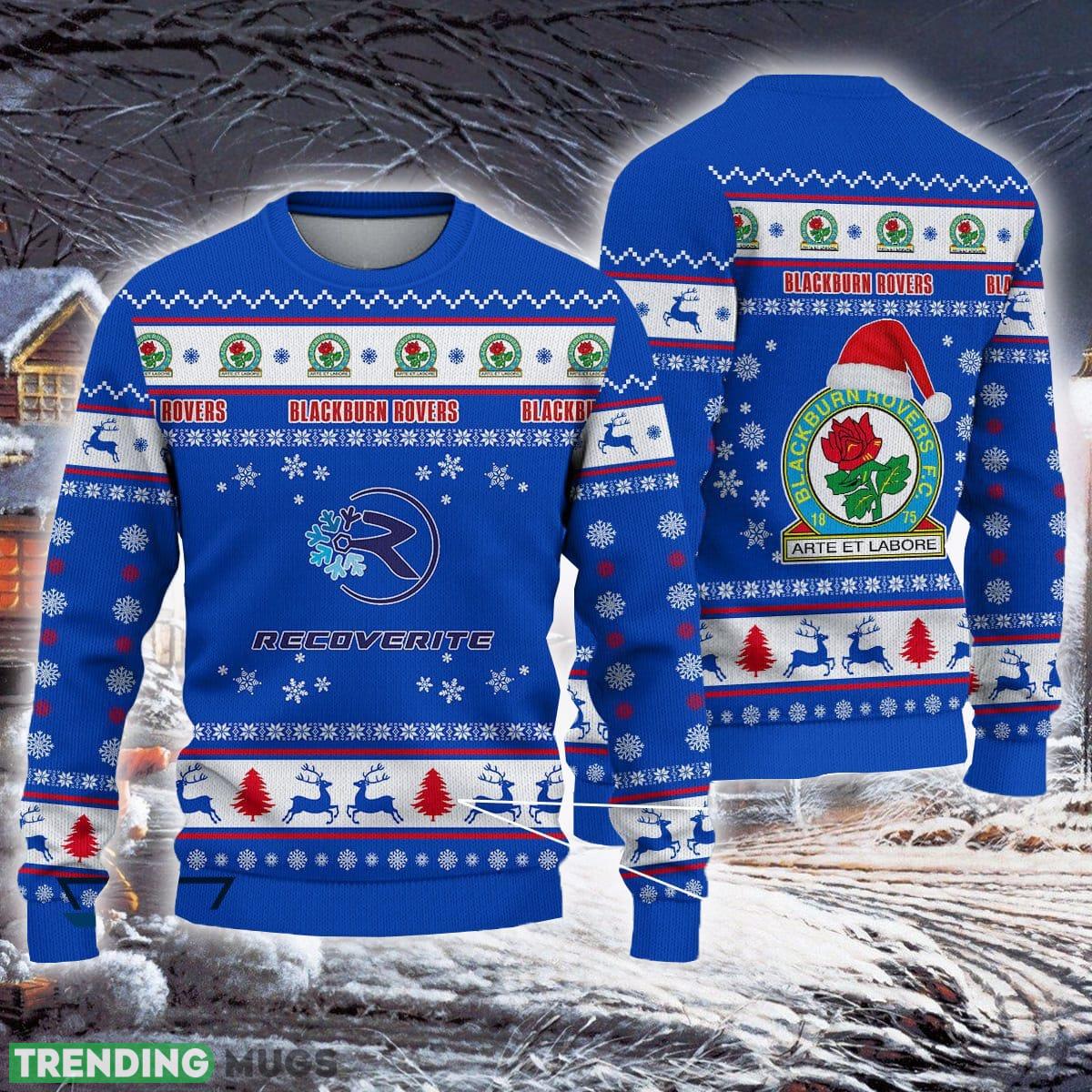Blackburn Rovers Summer Efl Logo Team Ugly Christmas Sweater For Fans Gift Unisex Sweatshirt 3D Sweater Blackburn Rovers Summer Efl Logo Team Ugly Christmas Sweater For Fans Gift Unisex Sweatshirt 3D Sweater
