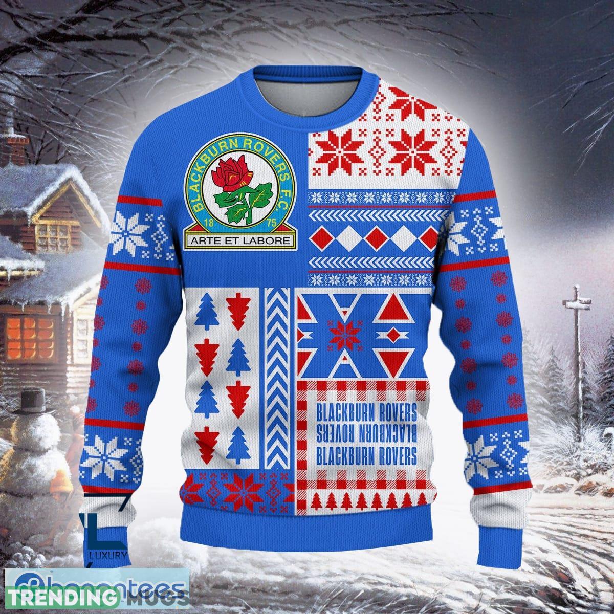 Blackburn Rovers Vintage Efl Logo Team Ugly Christmas Sweater For Fans Gift Unisex Sweatshirt - Blackburn Rovers Stylish Efl Ugly Christmas Sweater For Fans Gift Blackburn Rovers Vintage Efl Logo Team Ugly Christmas Sweater For Fans Gift Unisex Sweatshirt - Blackburn Rovers Stylish Efl Ugly Christmas Sweater For Fans Gift