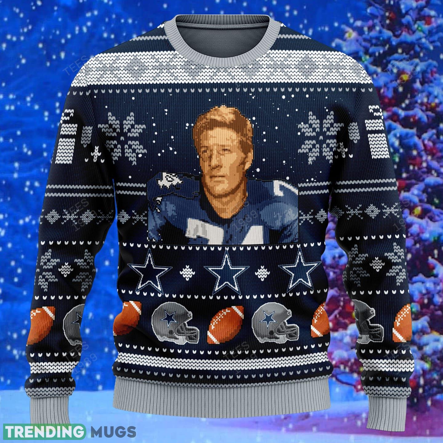 Bob LiLLy dallas cowboys NFL Knitted Xmas Sweater Gift Men And Women 3D Sweater Bob LiLLy dallas cowboys NFL Knitted Xmas Sweater Gift Men And Women 3D Sweater