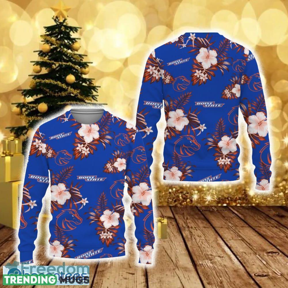 Boise State Broncos Tropical Hibicus Flowers 3D Sweater AOP Gift For Men And Women - Boise State Broncos Tropical Hibicus Flowers 3D Sweater AOP Gift For Men And Women Boise State Broncos Tropical Hibicus Flowers 3D Sweater AOP Gift For Men And Women - Boise State Broncos Tropical Hibicus Flowers 3D Sweater AOP Gift For Men And Women