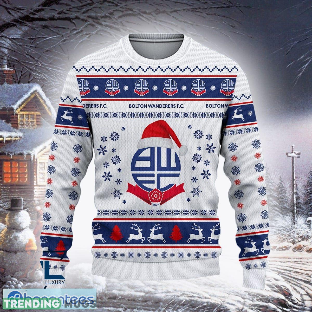 Bolton Wanderers Floral Efl Logo Team Ugly Christmas Sweater For Fans Gift Unisex Sweatshirt 3D Sweater Bolton Wanderers Floral Efl Logo Team Ugly Christmas Sweater For Fans Gift Unisex Sweatshirt 3D Sweater