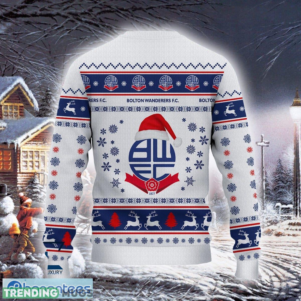 Bolton Wanderers Floral Efl Logo Team Ugly Christmas Sweater For Fans Gift Unisex Sweatshirt - Bolton Wanderers Authentic Efl Ugly Christmas Sweater For Fans Gift Bolton Wanderers Floral Efl Logo Team Ugly Christmas Sweater For Fans Gift Unisex Sweatshirt - Bolton Wanderers Authentic Efl Ugly Christmas Sweater For Fans Gift