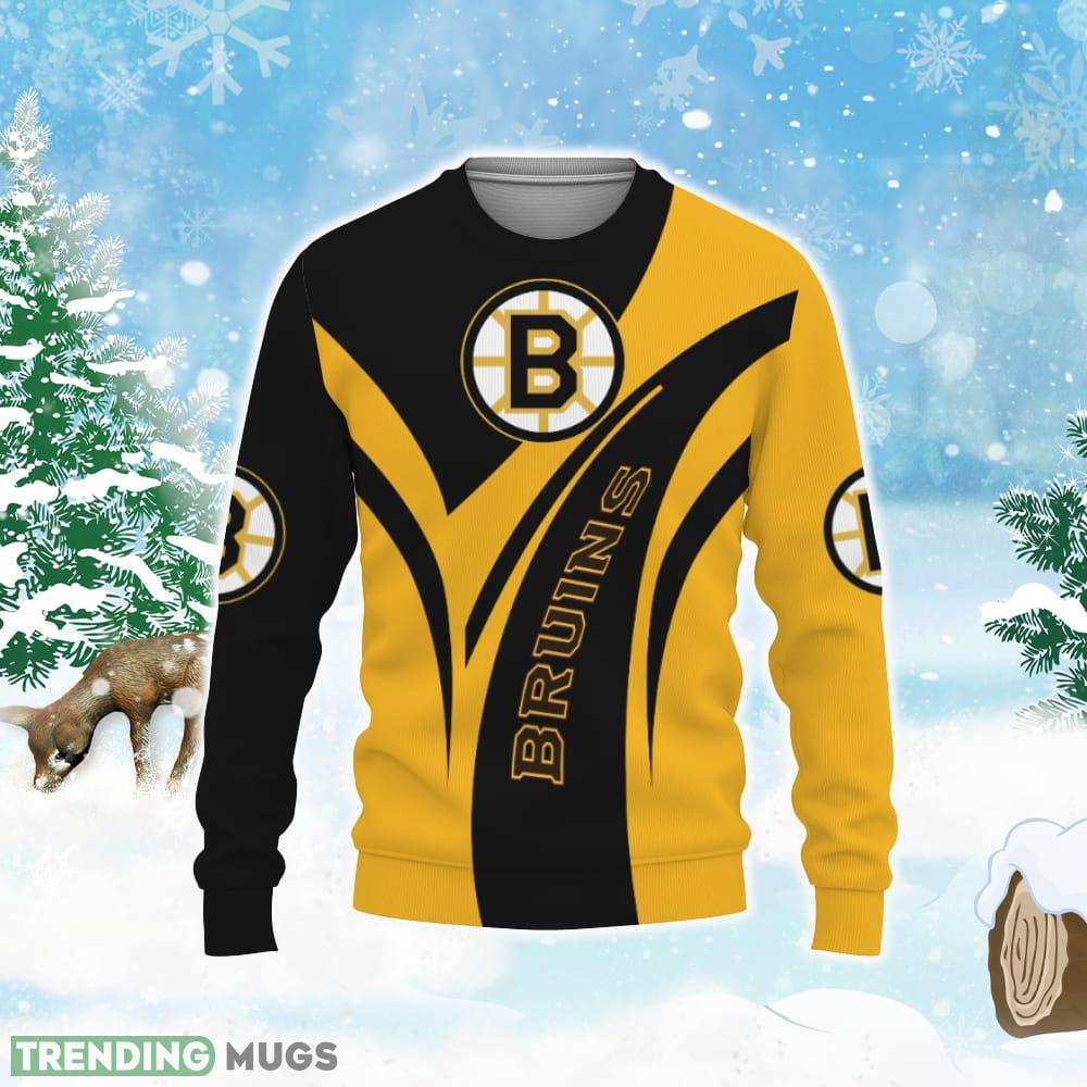 Boston Bruins American Football Champion Day Knitted Christmas Sweater All Over Print 3D Sweater Boston Bruins American Football Champion Day Knitted Christmas Sweater All Over Print 3D Sweater