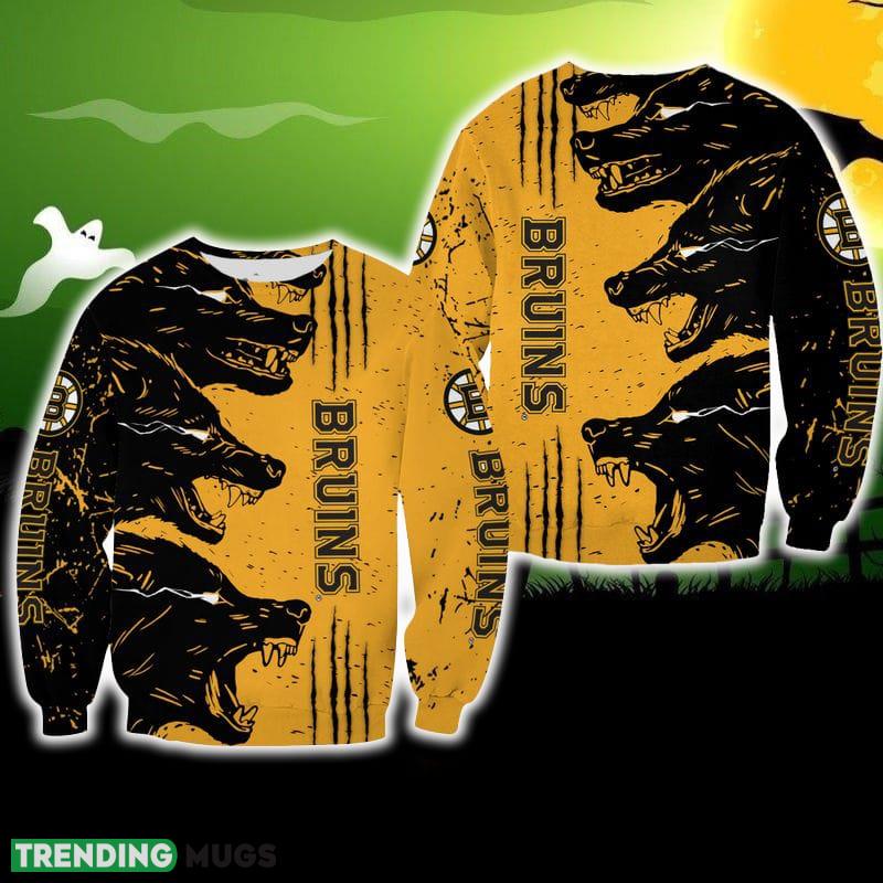 Boston Bruins Halloween Wolf Ribbed Ugly Sweater For Men And Women Gift Christmas - Boston Bruins Halloween Wolf Ribbed Ugly Sweater For Men And Women Gift Christmas Boston Bruins Halloween Wolf Ribbed Ugly Sweater For Men And Women Gift Christmas - Boston Bruins Halloween Wolf Ribbed Ugly Sweater For Men And Women Gift Christmas
