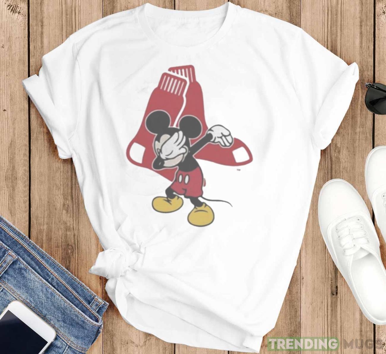 Boston Red Sox Mlb Baseball Dabbing Mickey Disney Sports T shirt Light Shirt Boston Red Sox Mlb Baseball Dabbing Mickey Disney Sports T shirt Light Shirt