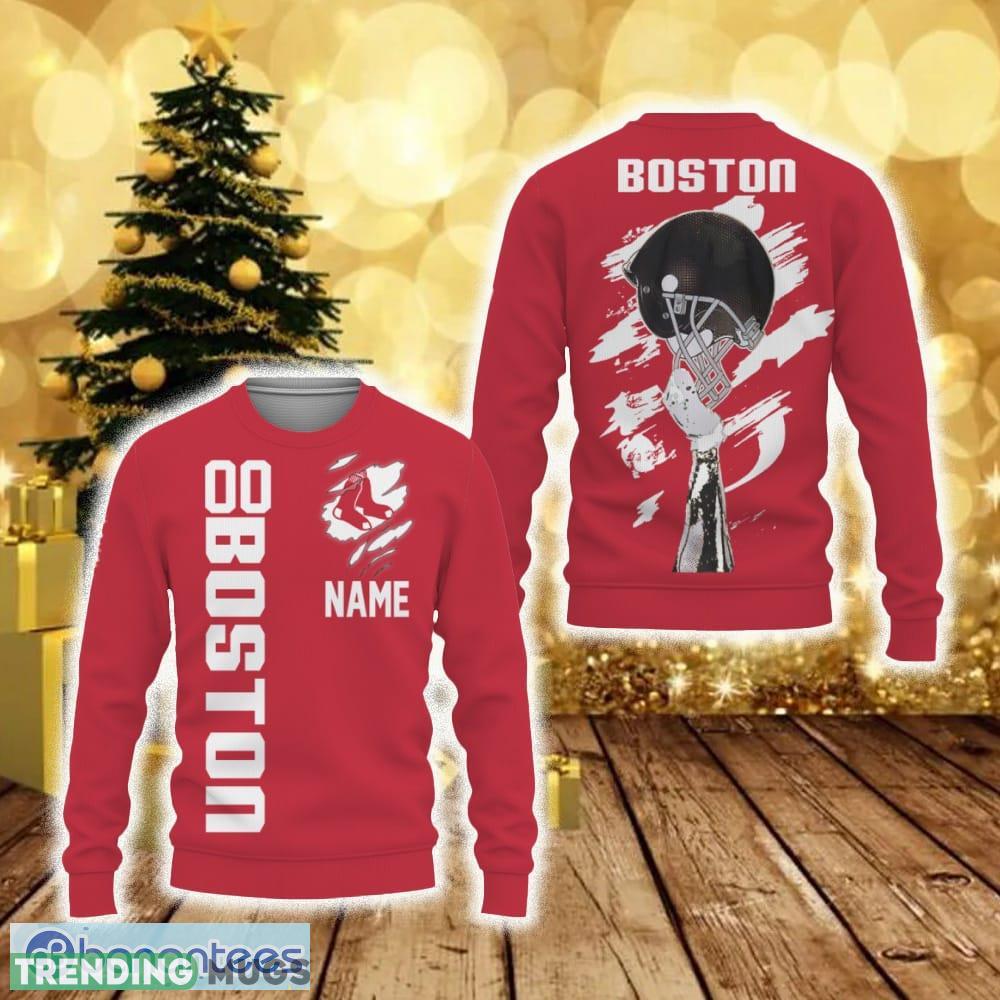 Boston Red Sox Sports American Football Helmet New 3D Sweater Gift Fans Ugly Christmas Custom Number And Name - Boston Red Sox Sports American Football Helmet New 3D Sweater Gift Fans Ugly Christmas Custom Number And Name Boston Red Sox Sports American Football Helmet New 3D Sweater Gift Fans Ugly Christmas Custom Number And Name - Boston Red Sox Sports American Football Helmet New 3D Sweater Gift Fans Ugly Christmas Custom Number And Name