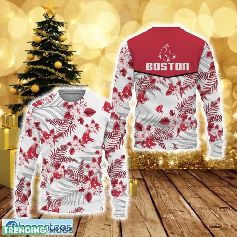 Boston Red Sox Tropical Patterns Hibicus Flowers 3D Sweater AOP Gift For Men And Women - Boston Red Sox Tropical Patterns Hibicus Flowers 3D Sweater AOP Gift For Men And Women Boston Red Sox Tropical Patterns Hibicus Flowers 3D Sweater AOP Gift For Men And Women - Boston Red Sox Tropical Patterns Hibicus Flowers 3D Sweater AOP Gift For Men And Women