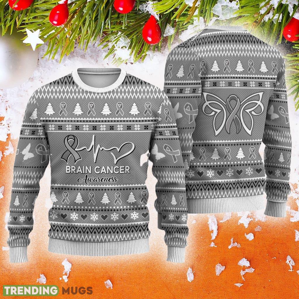 Brain Cancer Awareness Xmas Symbol Animals Ugly Christmas Sweater AOP Gift For Men And Women - Brain Cancer Awareness Xmas Symbol Animals Ugly Christmas Sweater AOP Gift For Men And Women Brain Cancer Awareness Xmas Symbol Animals Ugly Christmas Sweater AOP Gift For Men And Women - Brain Cancer Awareness Xmas Symbol Animals Ugly Christmas Sweater AOP Gift For Men And Women