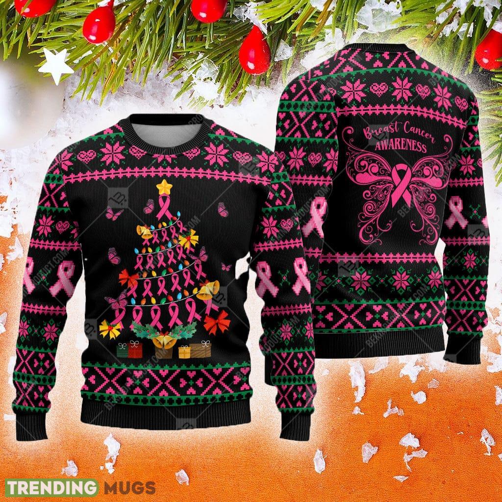 Breast Cancer Awareness Ribbon Tree Gift Box Animals Ugly Christmas Sweater AOP Gift For Men And Women - Breast Cancer Awareness Ribbon Tree Gift Box Animals Ugly Christmas Sweater AOP Gift For Men And Women Breast Cancer Awareness Ribbon Tree Gift Box Animals Ugly Christmas Sweater AOP Gift For Men And Women - Breast Cancer Awareness Ribbon Tree Gift Box Animals Ugly Christmas Sweater AOP Gift For Men And Women
