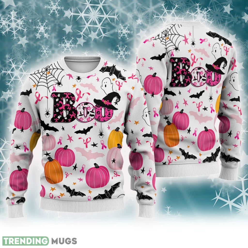 Breast Cancer Sweatshirt Happy Halloween Boo Knitted Sweater Trending For Men And Women Gift Holidays - Breast Cancer Sweatshirt Happy Halloween Boo Knitted Sweater Trending For Men And Women Gift Holidays Breast Cancer Sweatshirt Happy Halloween Boo Knitted Sweater Trending For Men And Women Gift Holidays - Breast Cancer Sweatshirt Happy Halloween Boo Knitted Sweater Trending For Men And Women Gift Holidays