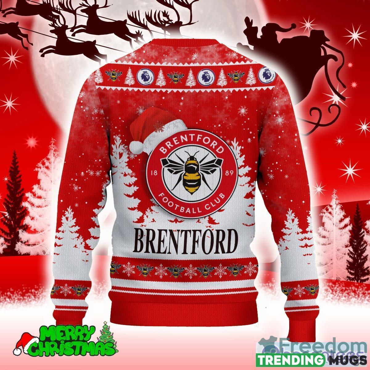 Brentford FC Red Caspar 3D Sweater All Over Printed For Men And Women Gift Christmas Holiday 3D Sweater Brentford FC Red Caspar 3D Sweater All Over Printed For Men And Women Gift Christmas Holiday 3D Sweater