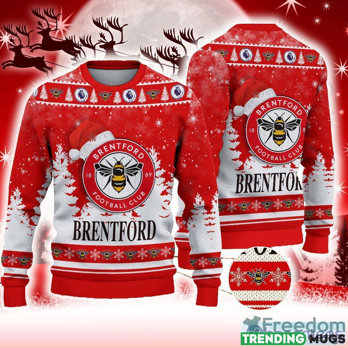 Brentford FC Red Caspar 3D Sweater All Over Printed For Men And Women Gift Christmas Holiday - Brentford FC 3D Sweater Photo 1 Brentford FC Red Caspar 3D Sweater All Over Printed For Men And Women Gift Christmas Holiday - Brentford FC 3D Sweater Photo 1