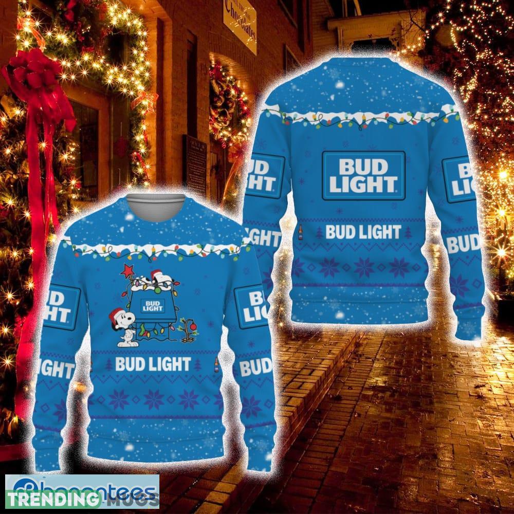 Bud Light Beers American Whiskey Beers Merry Christmas Snoopy House Cute 3D Sweater For Fan Gift - Bud Light Beers American Whiskey Beers Merry Christmas Snoopy House Cute 3D Sweater For Fan Gift Bud Light Beers American Whiskey Beers Merry Christmas Snoopy House Cute 3D Sweater For Fan Gift - Bud Light Beers American Whiskey Beers Merry Christmas Snoopy House Cute 3D Sweater For Fan Gift