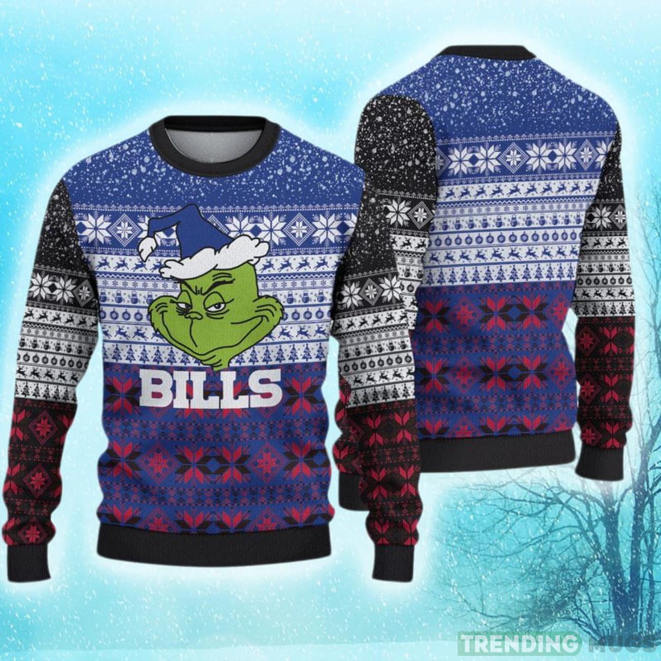 Buffalo Bills Christmas Grinch Hot Trending Ugly Sweater For Fans Product Photo 1 Buffalo Bills Christmas Grinch Hot Trending Ugly Sweater For Fans Product Photo 1
