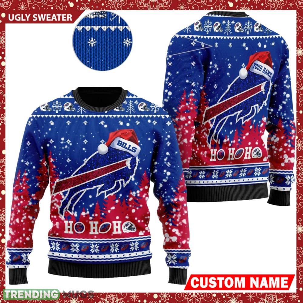 Buffalo Bills NFL Santa Claus Hat New Style Personalized Knitted 3D Sweater - Buffalo Bills NFL Santa Claus Hat New Style Personalized Knitted 3D Sweater Buffalo Bills NFL Santa Claus Hat New Style Personalized Knitted 3D Sweater - Buffalo Bills NFL Santa Claus Hat New Style Personalized Knitted 3D Sweater