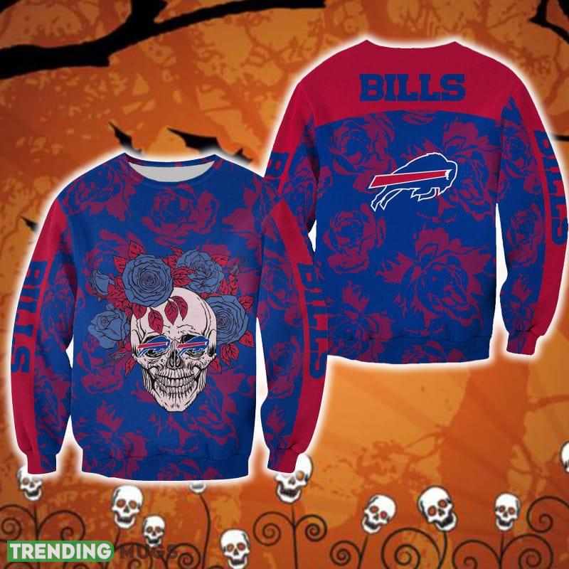 Buffalo Bills Skull And Rose Pattern Gifting Halloween Ugly Sweater For Men And Women Gift Christmas - Buffalo Bills Skull And Rose Pattern Gifting Halloween Ugly Sweater For Men And Women Gift Christmas Buffalo Bills Skull And Rose Pattern Gifting Halloween Ugly Sweater For Men And Women Gift Christmas - Buffalo Bills Skull And Rose Pattern Gifting Halloween Ugly Sweater For Men And Women Gift Christmas