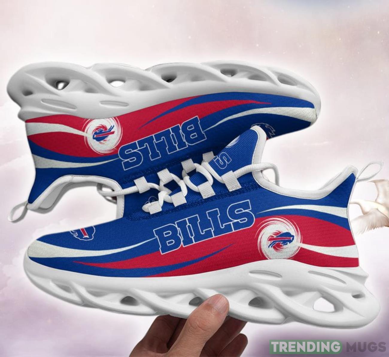 Buffalo Bills Wavy Pattern Limited Edition Max Soul Shoes Product Photo 1