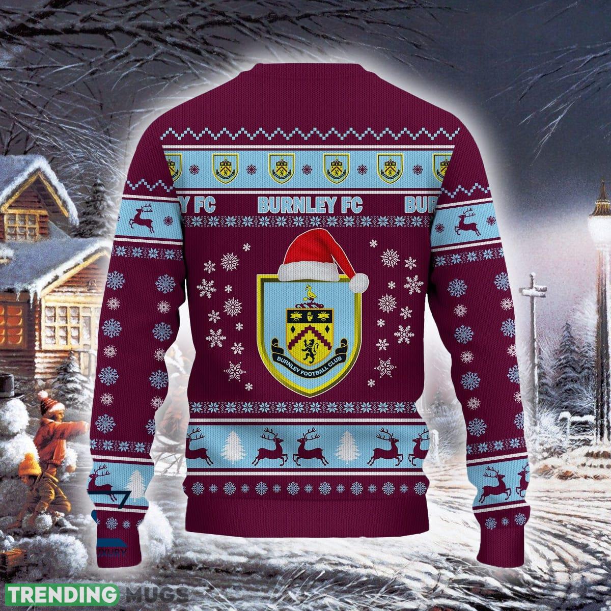 Burnley F.C Island Efl Logo Team Ugly Christmas Sweater For Fans Gift Unisex Sweatshirt - Burnley F.C Gift Efl Ugly Christmas Sweater For Fans Gift Burnley F.C Island Efl Logo Team Ugly Christmas Sweater For Fans Gift Unisex Sweatshirt - Burnley F.C Gift Efl Ugly Christmas Sweater For Fans Gift