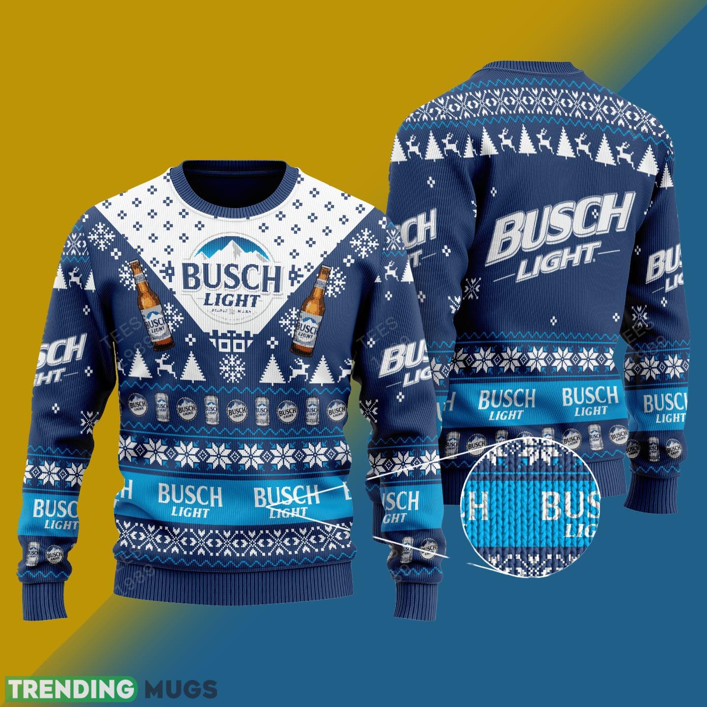 Busch Light Beer Knitted Xmas Sweater Gift Men And Women - Busch Light Beer Knitted Sweater Photo 1 Busch Light Beer Knitted Xmas Sweater Gift Men And Women - Busch Light Beer Knitted Sweater Photo 1