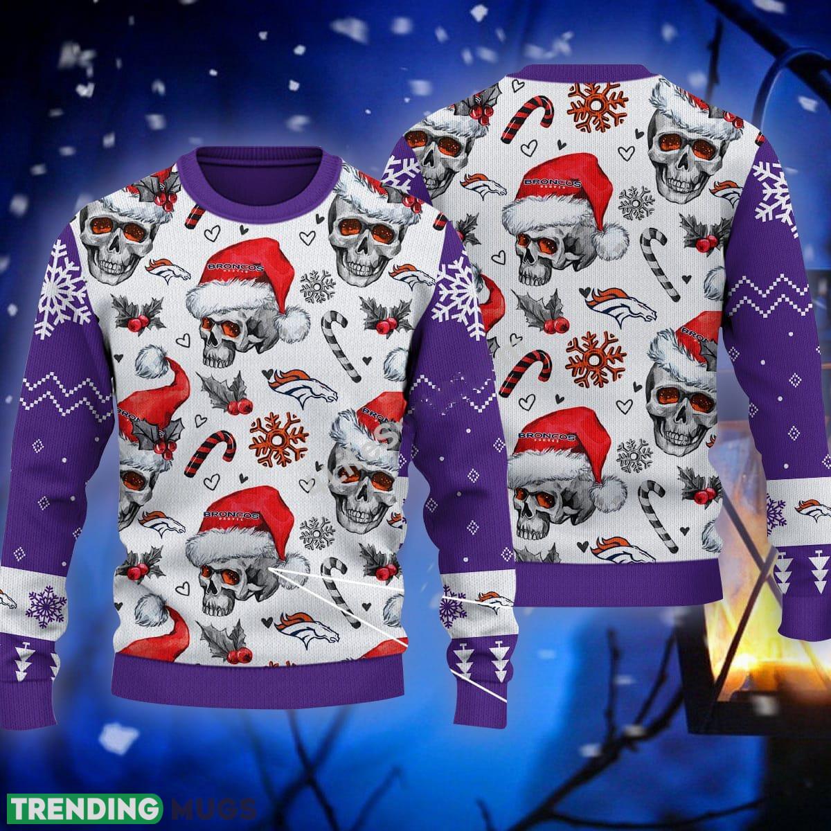 Candy Denver Broncos NFL Skull Purple Sweater Ugly Christmas For Men And Women - Candy Denver Broncos NFL Skull Purple Sweater Ugly Christmas For Men And Women Candy Denver Broncos NFL Skull Purple Sweater Ugly Christmas For Men And Women - Candy Denver Broncos NFL Skull Purple Sweater Ugly Christmas For Men And Women