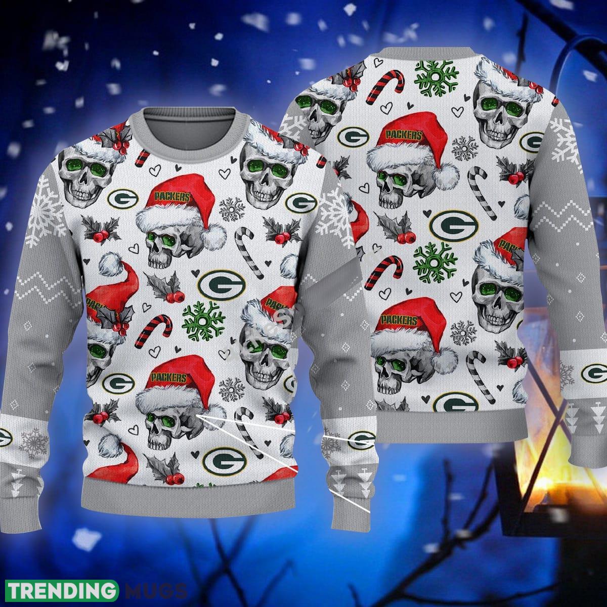 Candy Green Bay Packers NFL Skull Grey Sweater Ugly Christmas For Men And Women - Candy Green Bay Packers NFL Skull Grey Sweater Ugly Christmas For Men And Women Candy Green Bay Packers NFL Skull Grey Sweater Ugly Christmas For Men And Women - Candy Green Bay Packers NFL Skull Grey Sweater Ugly Christmas For Men And Women