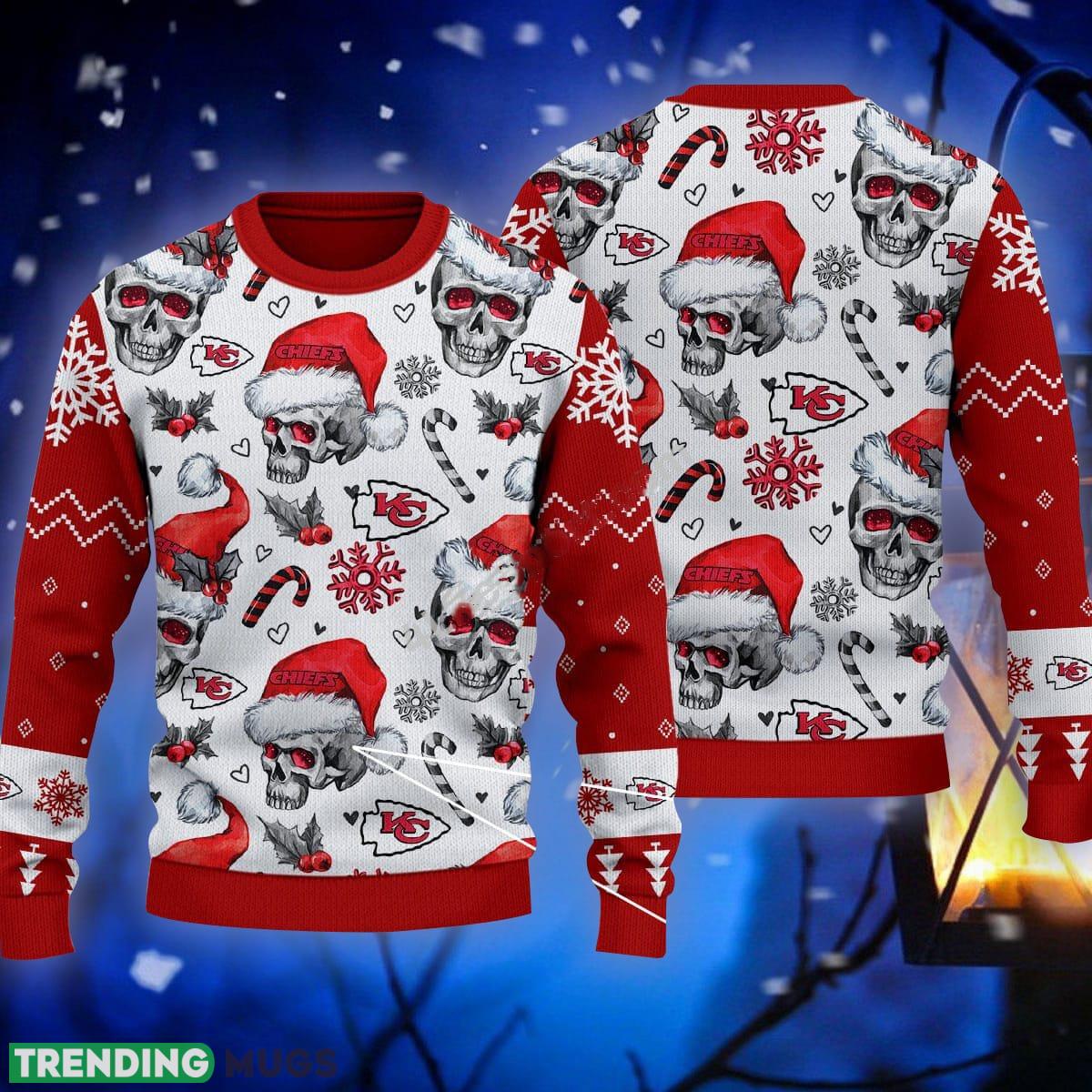 Candy Kansas City Chiefs NFL Skull Red Sweater Ugly Christmas For Men And Women - Candy Kansas City Chiefs NFL Skull Red Sweater Ugly Christmas For Men And Women Candy Kansas City Chiefs NFL Skull Red Sweater Ugly Christmas For Men And Women - Candy Kansas City Chiefs NFL Skull Red Sweater Ugly Christmas For Men And Women