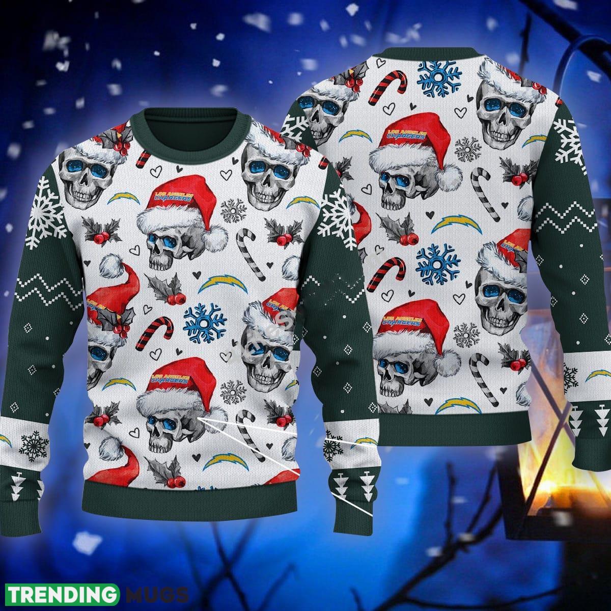Candy Los Angeles Chargers NFL Skull Green Sweater Ugly Christmas For Men And Women - Candy Los Angeles Chargers NFL Skull Green Sweater Ugly Christmas For Men And Women Candy Los Angeles Chargers NFL Skull Green Sweater Ugly Christmas For Men And Women - Candy Los Angeles Chargers NFL Skull Green Sweater Ugly Christmas For Men And Women