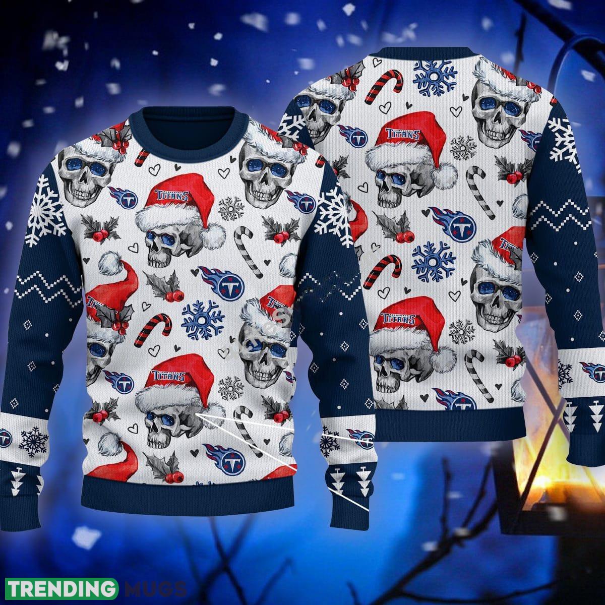 Candy Tennessee Titans NFL Skull Navy Sweater Ugly Christmas For Men And Women - Candy Tennessee Titans NFL Skull Navy Sweater Ugly Christmas For Men And Women Candy Tennessee Titans NFL Skull Navy Sweater Ugly Christmas For Men And Women - Candy Tennessee Titans NFL Skull Navy Sweater Ugly Christmas For Men And Women