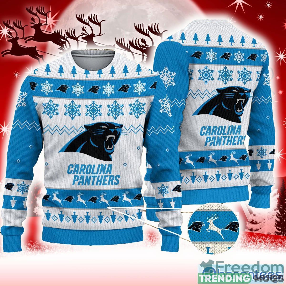 Carolina Panthers Blue Angelic 3D Sweater All Over Printed For Men And Women Gift Christmas Holiday - Carolina Panthers 3D Sweater Photo 1 Carolina Panthers Blue Angelic 3D Sweater All Over Printed For Men And Women Gift Christmas Holiday - Carolina Panthers 3D Sweater Photo 1