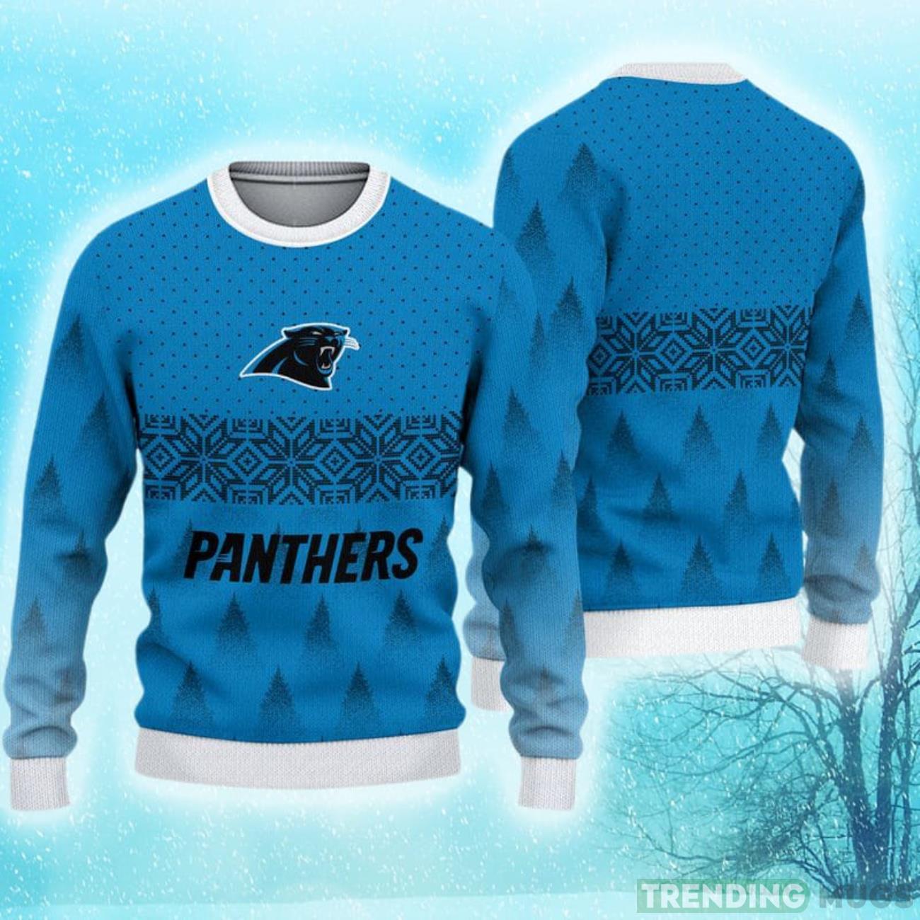 Carolina Panthers Christmas Pattern Hot Trending Ugly Sweater Ideal Gift For Fans Product Photo 1 Carolina Panthers Christmas Pattern Hot Trending Ugly Sweater Ideal Gift For Fans Product Photo 1
